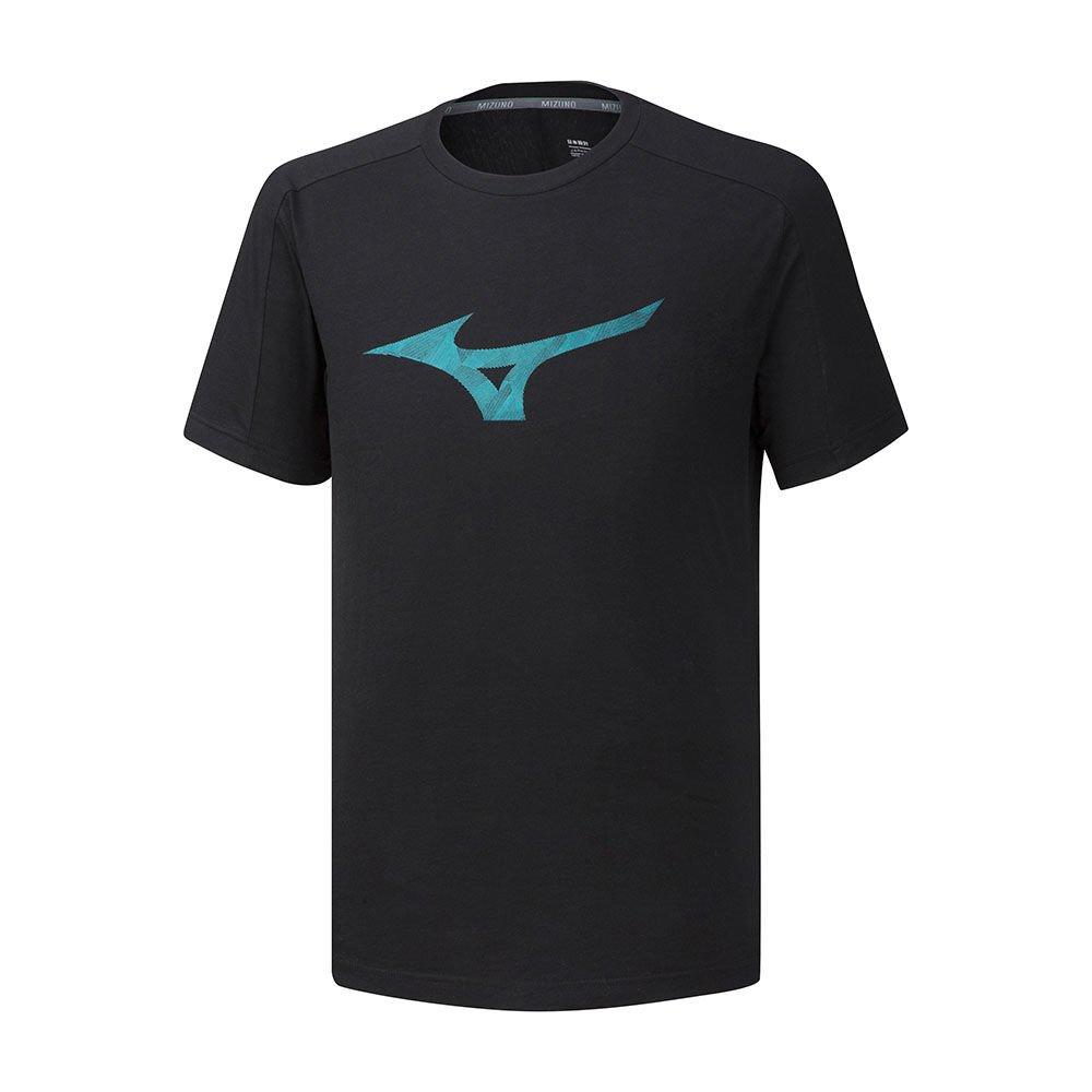 Men's Mizuno T-Shirts Black Heritage Apparel - K2GA950209